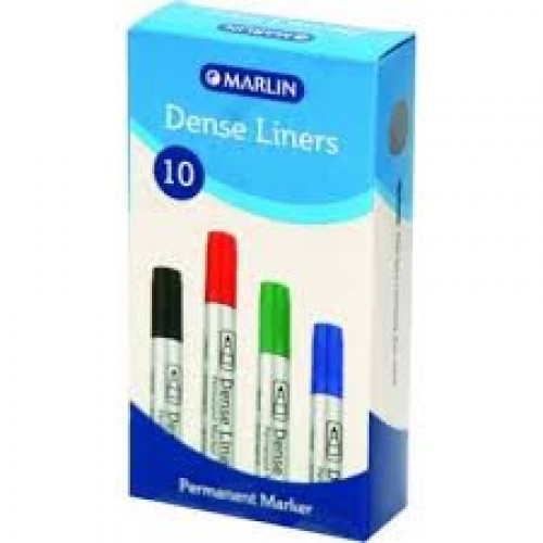 MARLIN PERMANENT MARKER 10'S RED