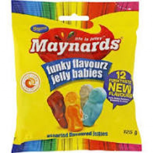 75G MAYNARDS JELLY BABIES FUNKY FLAVOURZ