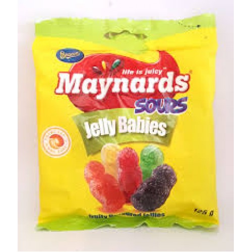 75G MAYNARDS JELLY BABIES SOURS