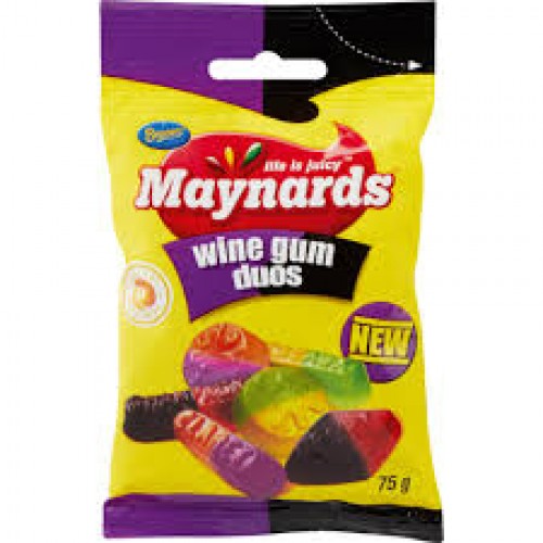 60G MAYNARDS WINE GUM DUOS