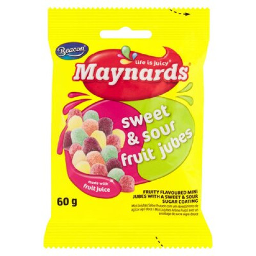 MAYNARDS 24X60G MINI ENERJELLY JUBES