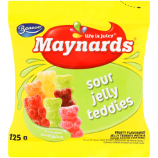 125G MAYNARDS SOUR JELLY TEDDIES
