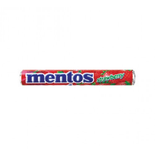 MENTOS 40X37.5G STRAWBERRY CHEWY DRAGEES
