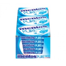 MENTOS 18X14G FRESH MINT S/F CHEWING GUM