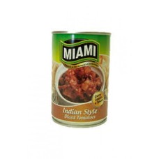 410G MIAMI INDIAN STYLE DICED TOMATOES
