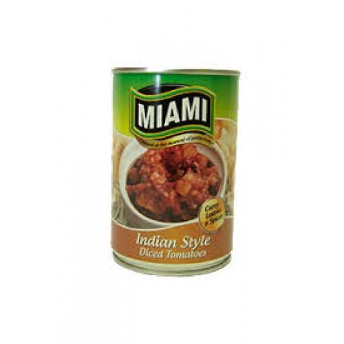 410G MIAMI INDIAN STYLE DICED TOMATOES
