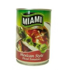 410G MIAMI MEXICAN STYLE DICED TOMATOES