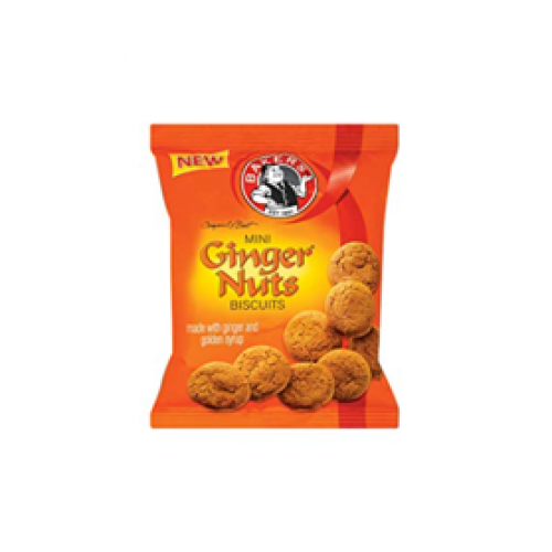 BAKERS 24X40G MINI GINGER NUTS
