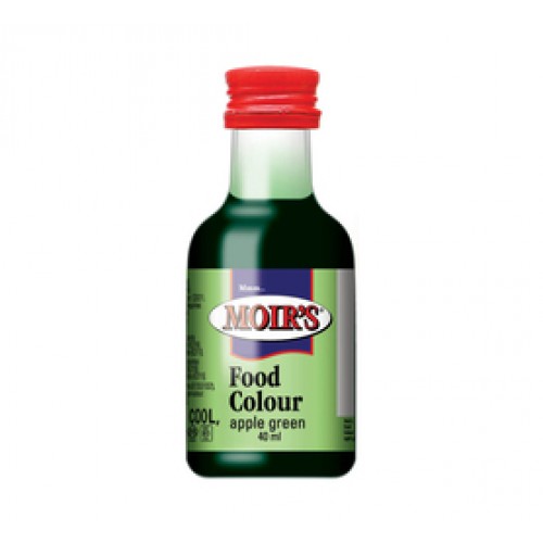 40ML MOIR'S APPLE GREEN FOOD COLOUR