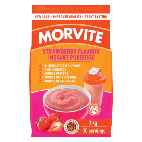 1KG MORVITE STRAWBERRY INSTANT PORRIDGE