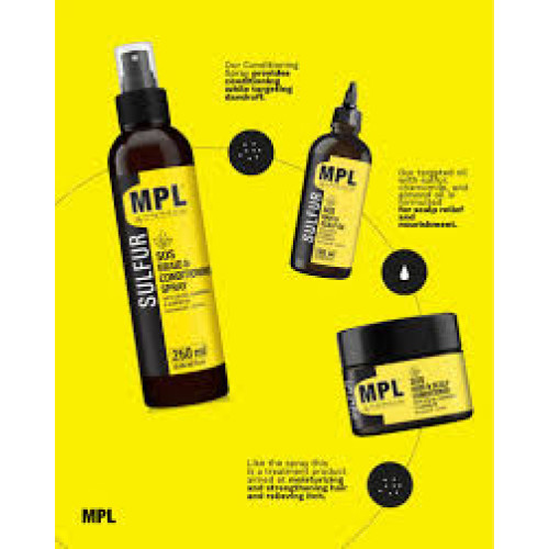 MPL 6X100ML SULFUR ANTI DANDRU HAIR FOOD