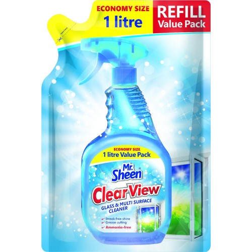 1L MR SHEEN REFILL GLASS & M/PUR CLE