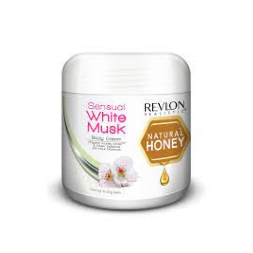 500ML NAT/HONEY WHITE MUSK BODY CREAM