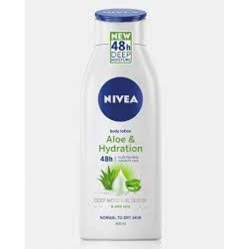 400ML NIVEA BODY LOTION ALOE & HYDRA