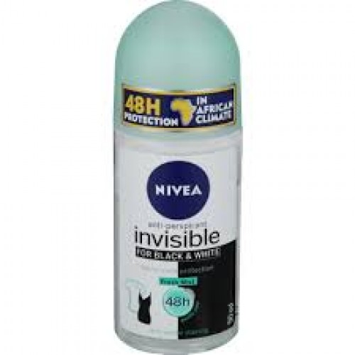 NIVEA R/ON 6X50ML WOM B&W FRESH MIST