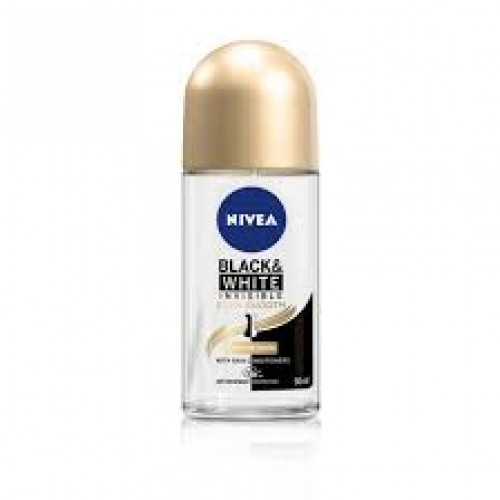 NIVEA R/ON 6X50ML WOM B&W SILKY SMOO