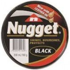 NUGGET 12X50ML SHOE POLISH BLACK