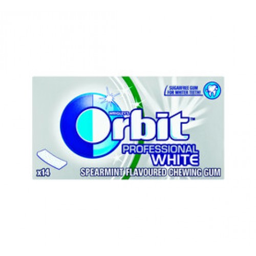 ORBIT 12X14'S PRO/WHITE S/F CHEWING
