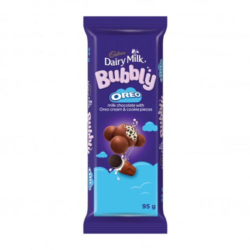 CADBURY BUBBLY 12X95G OREO MILK CHOCOLAT