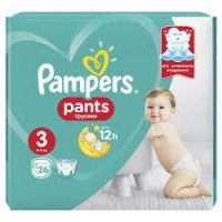 PAMPERS PANTS V/P NO.3 (6-11KG) 52'