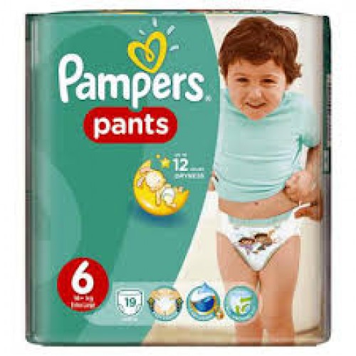 PAMPERS PANTS V/P NO.6 (16+KG) 35'S