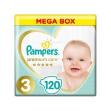 PAMPERS PREMIUM MEGA BOX NO.3 120'S