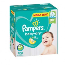 PAMPERS ACTIVE MEGABOX NO.4+ 120'S 