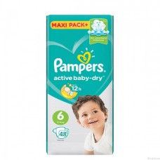 PAMPERS J/P ACTIVE NO.6(13KG+) 44'S