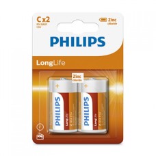 2'S PHILLIPS R14 BATTERIES CX2 BABY