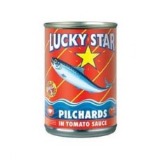 400G LUCKY STAR PILCHARDS IN TOM/SAUCE