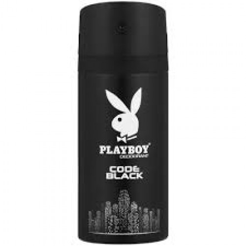 PLAYBOY 6X150ML CODE BLACK  DBS