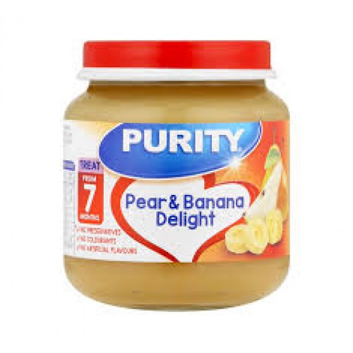 125ML PURITY JAR PEAR & BANANA DELIG