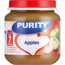 PURITY JAR 6X125ML FRUIT APPLES