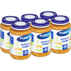 PURITY JAR 6X200ML BUTTERNUT VEG&LAS