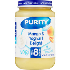 PURITY JAR 6X200ML MANGO&YOGHURT DEL
