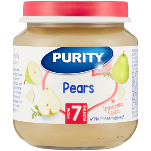 PURITY JAR 6X125ML FRUITI PEARS