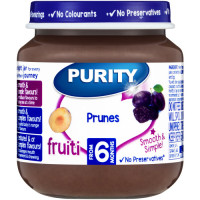 PURITY JAR 6X125ML FRUIT PRUNES