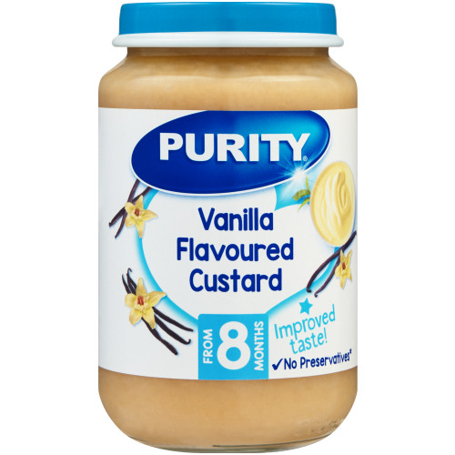 PURITY JAR 6X200ML VANILLA CUSTARD