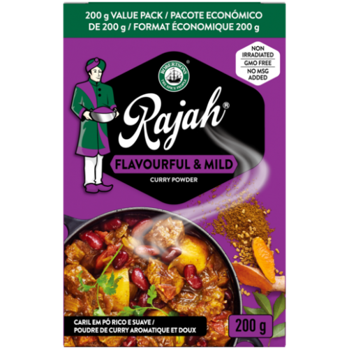 200G RAJAH FLAVOURFUL&MILD CURRY POW
