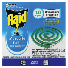 10'S RAID MOSQUITO COILS