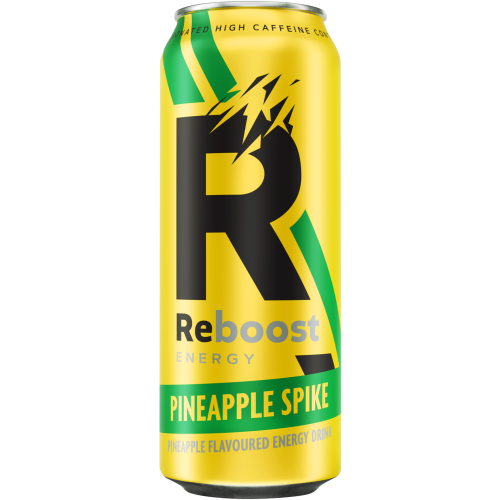 REBOOST 24X500ML PINEAPPLE SPIKE ENERGY