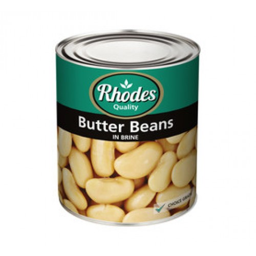 RHODES 12X410G BUTTER BEANS IN BRINE