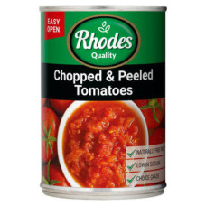 410G RHODES CHOPPED & PEELED TOMATO