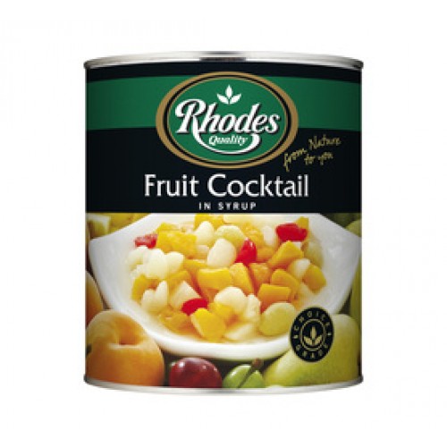 RHODES 12X410G FRUIT COCKTAIL IN SYRUP