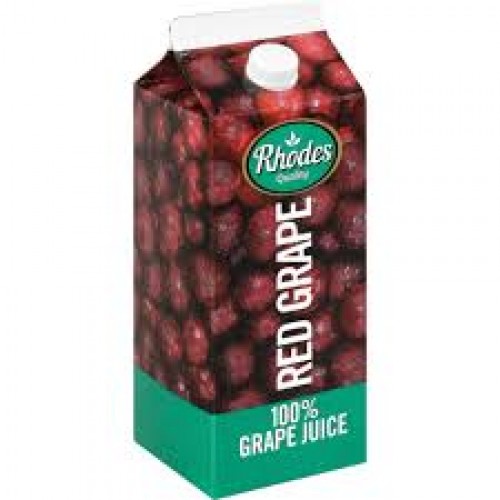 RHODES 4X6X200ML RED GRAPE 100% FR/JUICE