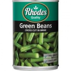 RHODES 12X400G GREEN BEANS C/CU IN BRINE