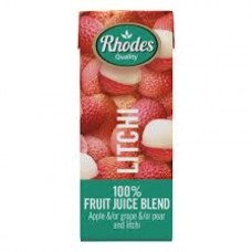 RHODES 4X6X200ML LITCHI 100% FR/JUICE