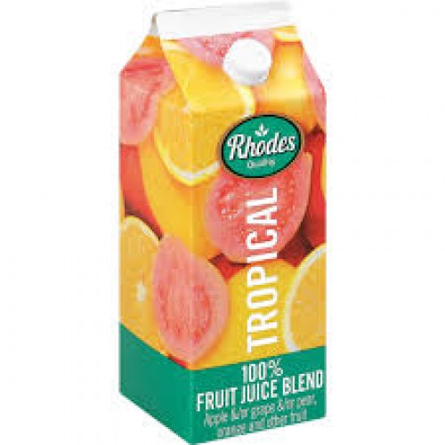 RHODES 6X200ML TROPICAL 100% FR/JUICE