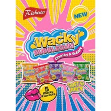 RICHESTER WACKY B/GUM TUTTI FRUTTI 100&#
