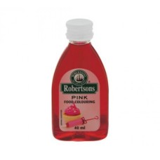 ROBERTSONS F/COLOUR 10X40ML ROSE PINK